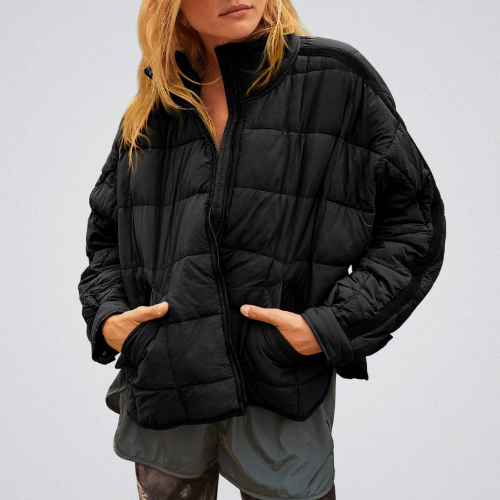 APRIL™ – Lightweight Compact Zip Puffer Jacket