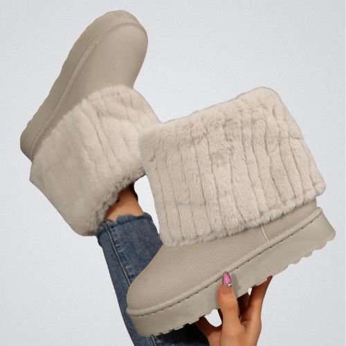 WILLOW™ - Stylish Fluffy Faux Lined Snow Boots for Winter Wear