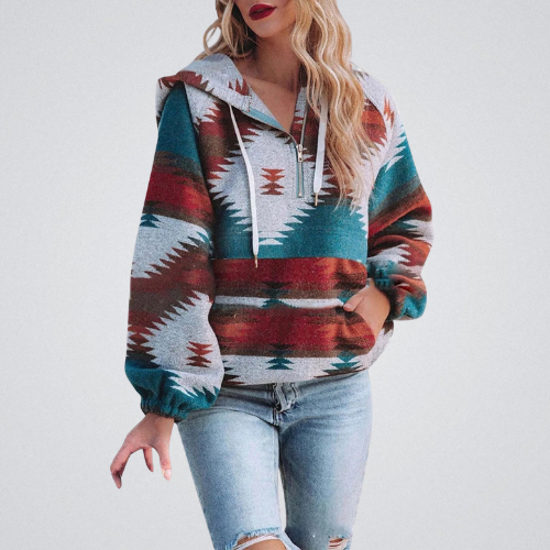 SAKU™ - Comfy Oversized Zip Up Long Sleeve Hoodie Sweatshirt