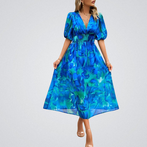 ANNELIE™ – Daydream Floral Midi Dress