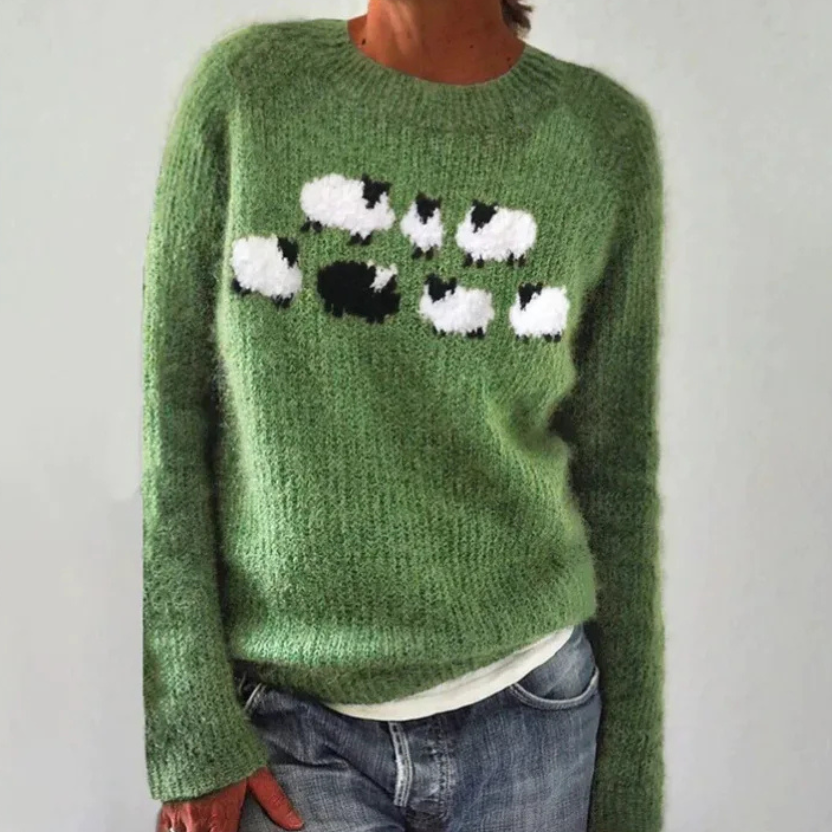 Stella - Retro Scandinavian knitted sweater