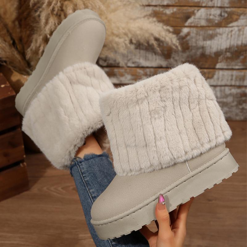 WILLOW™ - Stylish Fluffy Faux Lined Snow Boots for Winter Wear